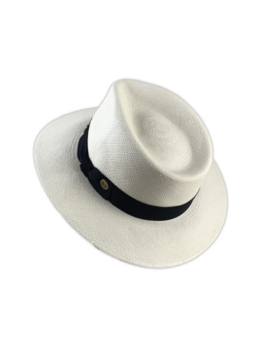 Sombrero Panama Fontaine Blanco Cinta Negra