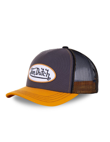 Gorra Von Dutch COL OGR Gris y Naranja