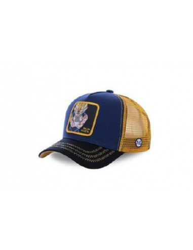 Comprar Gorra Capslab Vegeta de Bola de Dragón azul y amarilla