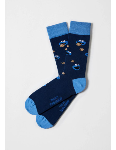 Calcetines BESESAMESTREET Cookie Monster Azul de BESOCKS