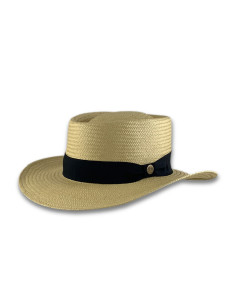 Sombrero Gambler Liso Natural