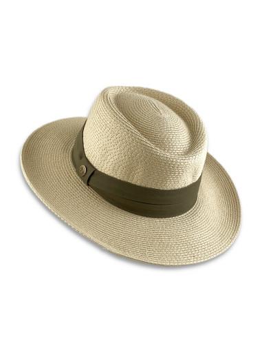 Sombrero Gambler Banda Pliegues