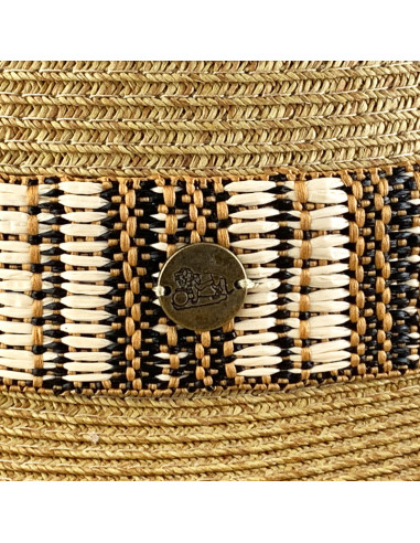 Sombrero Gambler Banda Pliegues