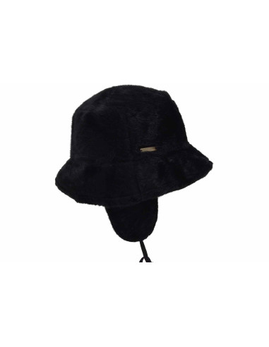 FAKE FUR BUCKET WITH EARFLAPS de Seeberger