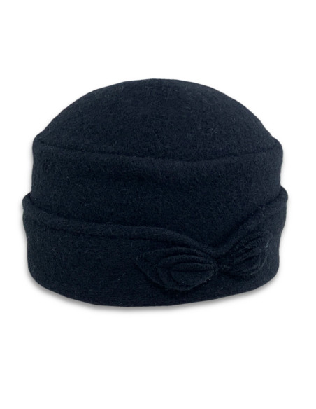 BOILED WOOL TOQUE de Seeberger