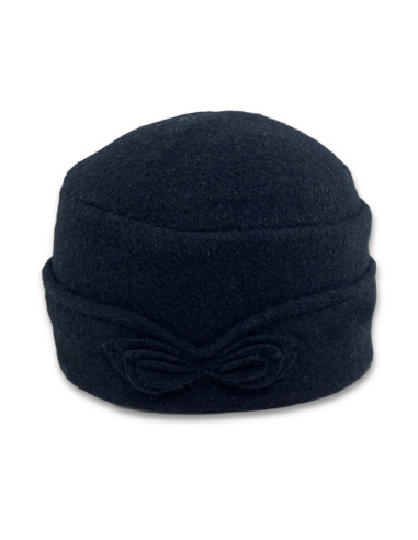 BOILED WOOL TOQUE de Seeberger