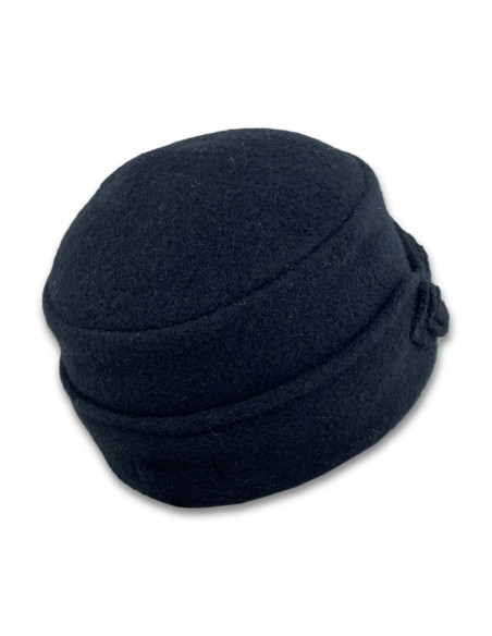 BOILED WOOL TOQUE de Seeberger