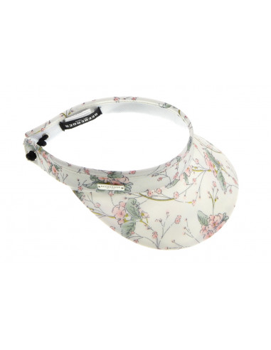 Visera Visor In Viscose Fabric Ivory Opal