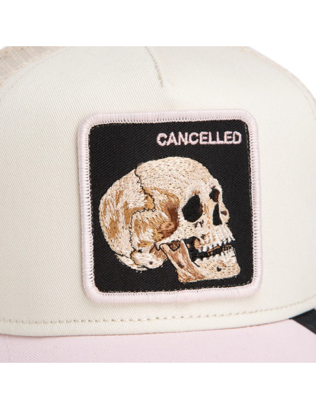 Gorra Goorin The Cancelled Skull Rosa