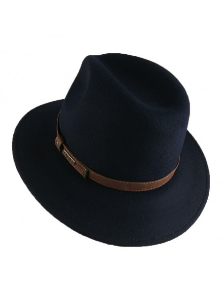 Sombrero Crushable Indy Azul Marino