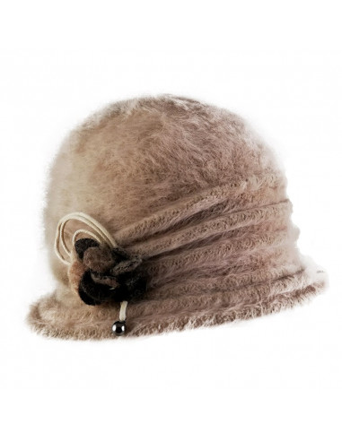 Sombrero de pelo Abigail Beige