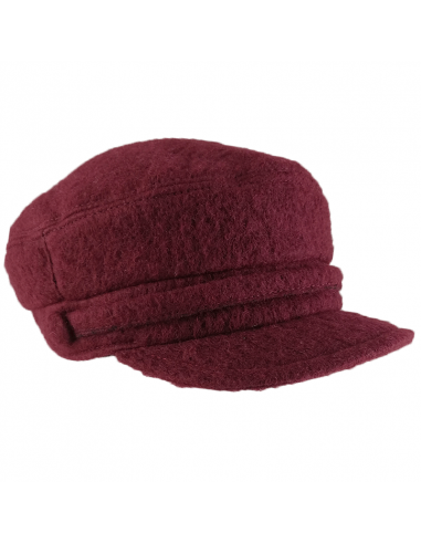 Gorro lluvia mujer rojo burdeos –