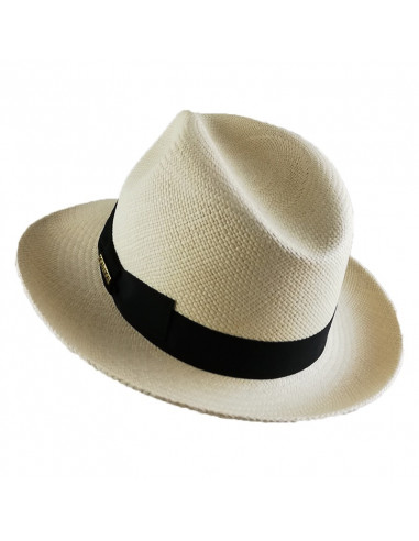 Comprar Auténtico Sombrero Panamá Travis de Paja Toquilla color Natural