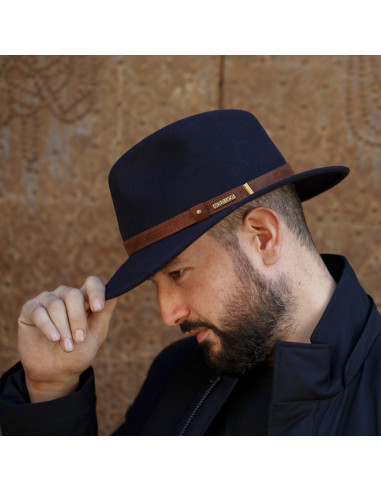 Sombrero Crushable Indy Antracita Melange