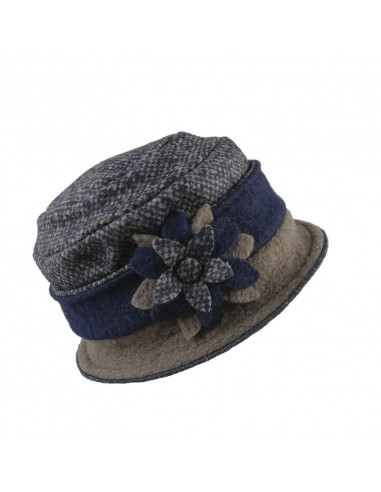 Sombrero Aransas Azul y Taupe