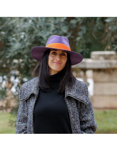 Sombrero Pampaneira morado