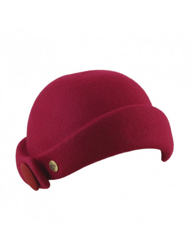 Casquete Guillermina Rojo Noche