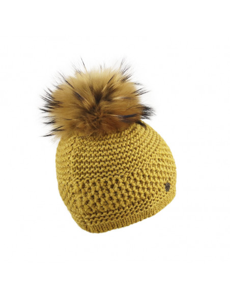 Gorro Pull On Genevieve Mostaza