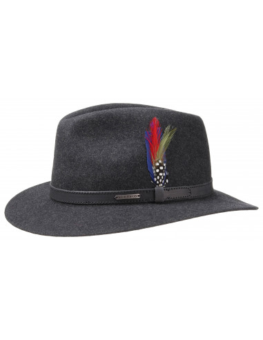 Sombrero Traveller Woolfelt Stetson Antracita