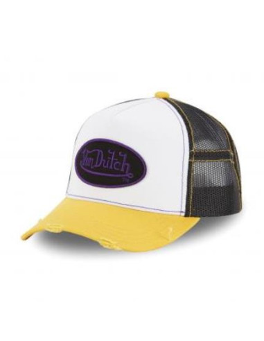 Gorra Von Dutch SUM AMB Blanca y Amarilla