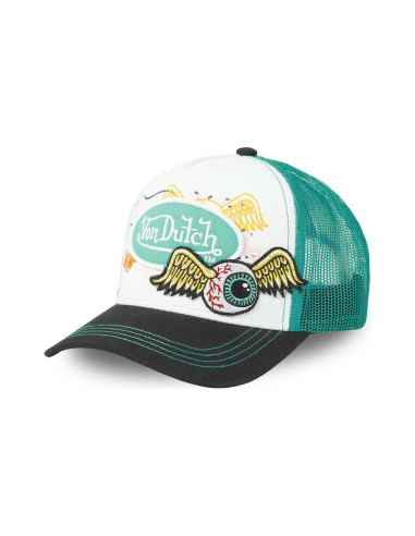 Gorra Von Dutch PAT GRE Blanca y Verde